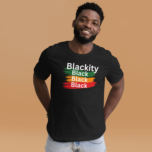Blackity Black Unisex Tshirt