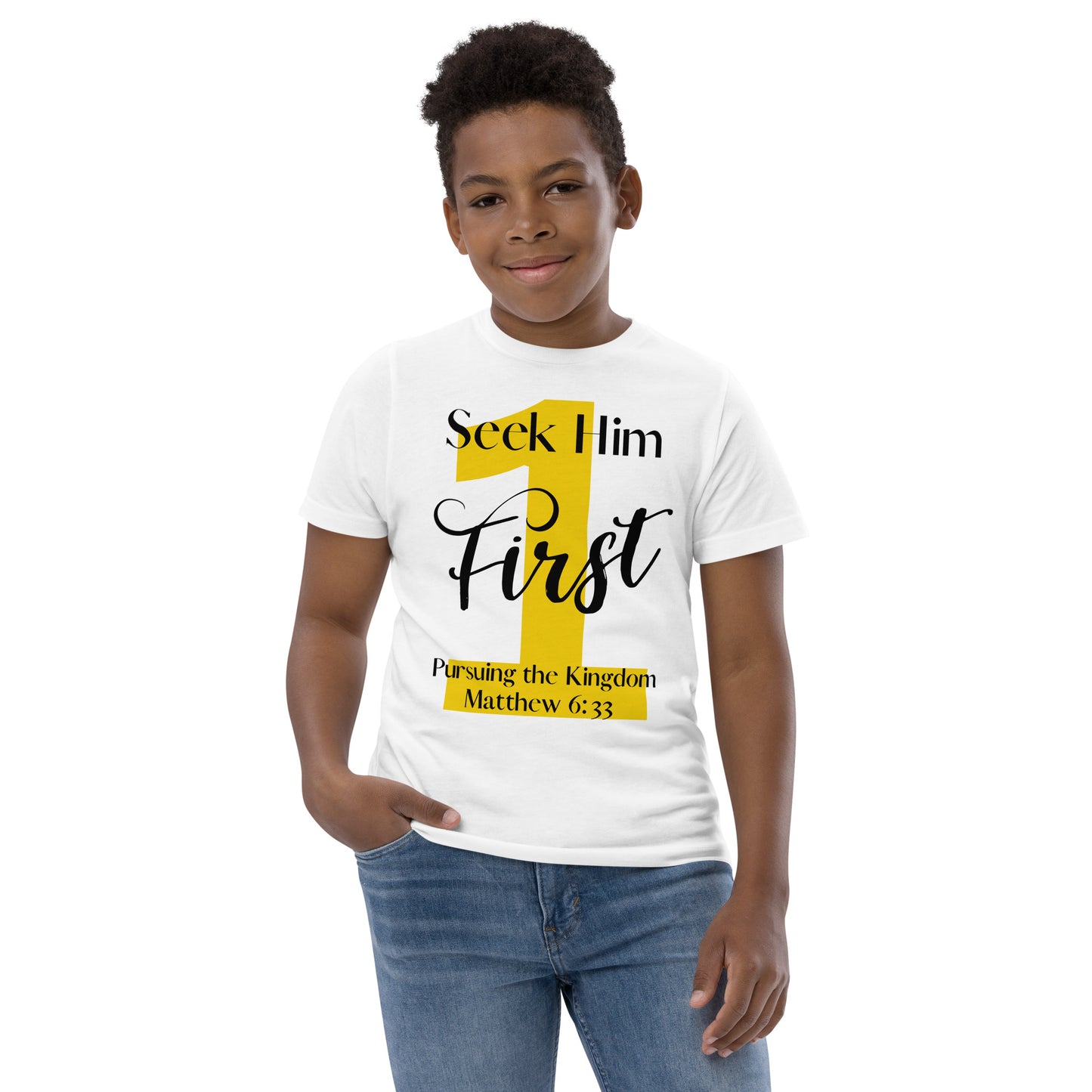 Seek Him First Youth (White)